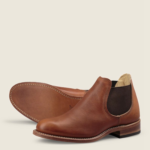 Heritage Støvler Dame - Red Wing Carol - Short Legacy Læder Steel Toe - Brune - ODUGRZ-571